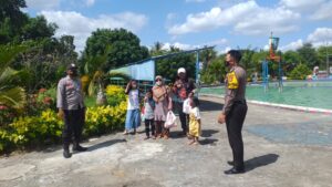 Antisipasi Ganguan Kamtibmas, Sat Sabhara Polres Sumbawa Laksanakan Patroli Blue Light