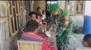 Satgas Pamtas RI-RDTL Gencar Berikan Sosialisasi dan Edukasi Protokol Covid-19
