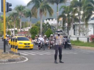 Cegah Pelanggaran dan Kecelakaan Lalu Lintas, DLLAJ KSB Rutin Operasi Rawan Sore di Titik Padat Kendaraan