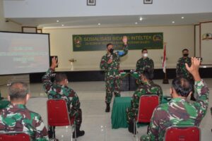Dukung Tugas Pokok Intelijen, Tim Sintelad Sosialisasikan Inteltek Kepada Apintel Korem 162/WB