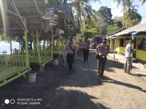 Pastikan Penerapan Prokes,  Polres Sumbawa Pantau Tempat Wisata Saat Weekend