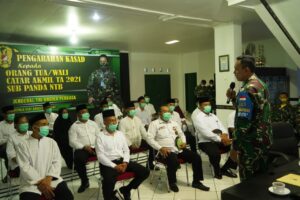Kasad Berikan Arahan Melalui Vicon Kepada Orang Tua Catar Akmil 2021, Ini Kata Danrem 162/WB