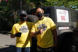 Jajaran Korem 162/WB mendukung sepenuhnya Dankodiklat TNI-AD gelar kegiatan Baksos dengan JK One Offroader di Kecamatan Pujut Loteng