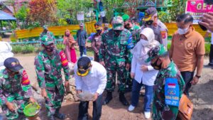 Dandim 1628/SB Bersama Bupati Sumbawa Barat Hadir Lauching Pompa Hidram Tahap II Dan Deklarasi Gerakan Jaga Alam Dan Air