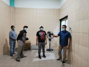 Kapolres Sumbawa Minta Ruangan Perawatan Pasien Covid-19 Dikebut