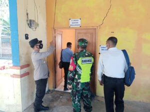 Maksimalkan penanganan Covid-19, Polsek Lape Cek Posko Terpadu PPKM Mikro Di Langam