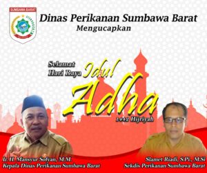 Dinas Perikanan Kabupaten Sumbawa Barat Mengucapkan Selamat Hari Raya Idul Adha 1442 Hijriah