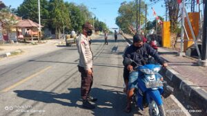 Ops Yustisi Polsek Lape, Tekan Angka Penyebaran Covid-19