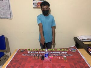 Tim Opsnal Satnarkoba Polres Sumbawa Barat Berhasil Bekuk Pelaku Pemilik Narkoba Jenis Sabu