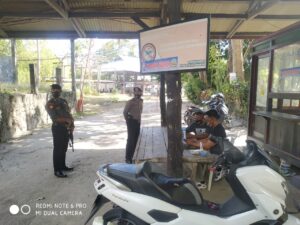 Jajaran Polres Sumbawa Terus Tingkatkan Pengamanan Pengawasan Prokes di Tempat Wisata