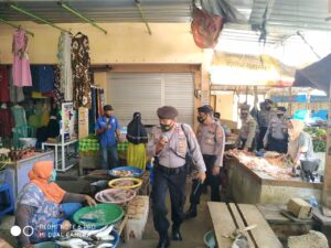 Sat Samapta Polres Sumbawa Gelar Patroli Himbauan Protokol Kesehatan, Pencegahan Covid-19