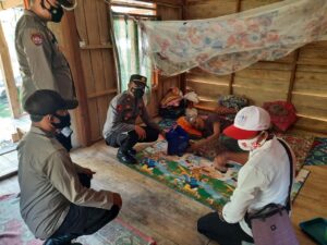 Lagi, Polsek Seteluk Salurkan Bantuan Sembako Kepada Warga Tidak Mampu