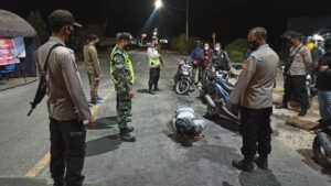 Antisipasi Pandemi Covid-19 Dan Jaga Kondusifitas Wilayah KSB, Tim Gabungan Kembali Gelar Patroli Bersama