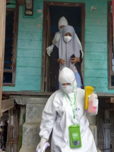 Lakukan Penanganan Maksimal Forkopimda KSB Jemput Pasien Covid-19 Untuk Diisolasi Terpusat