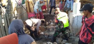 Babinsa Tolotangga Berikan Bantuan Semen Untuk Pembangunan Musholla