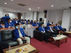 Muscab DPC PAN, Kasat Intelkam Polres Sumbawa Barat Pastikan Prokes Ketat Diterapkan