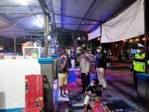 Patroli Skala Besar Terus Digelar Polres Sumbawa Tekan Laju Penularan Covid-19