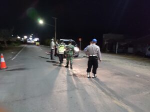 Satgas Covid 19 Gabungan Posko PPKM Mikro, Pelabuhan Poto Tano Gelar Patroli Yustisi