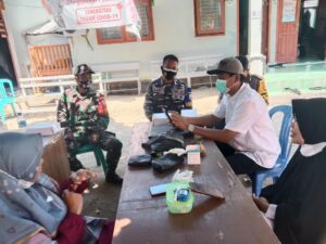 Danramil 1628 – 02 /Sekongkang Apresiaisi Antusiasme Warga Maluk Mengikuti Vaksinasi Massal Covid-19