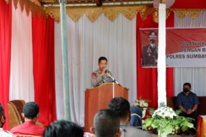 Silahturahmi Zona Selatan, Pesan Kapolres Sumbawa Pentingnya Bekerjasama Berkomunikasi Dan Berkolaborasi