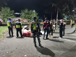Cegah Covid-19, Kodim 1628 Bersama Polres dan Pemda Sumbawa Barat Gencar Melakukan Patroli Skala Besar