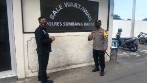 Hebat!! Polres Sumbawa Barat Punya “Bale Wartawan” Tempat Bagi Awak Media