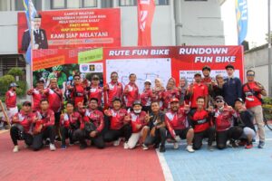 Kantor Kanwil Kelas II TPI Sumbawa Besar Ikut Fun Bike Meriahkan Peringatan HDKD tahun 2021