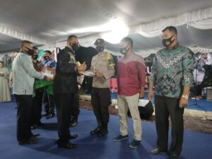 Kodim 1628/SB Gelar Syukuran HUT TNI Ke 76 Tahun 2021 Dengan Tema Kita Bersatu, Berjuang Dan Pasti Menang