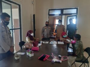 Hasil Vaksinasi Massal Wilkum Polres Sumbawa Barat Mencapai 1.191 Dosis