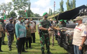 Korem 162/WB Gelar Apel Kesiapan Tanggap Bencana Antisipasi Terjadinya Bencana Alam