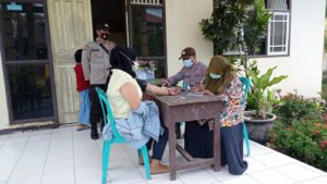 Vaksin Presisi Polri, 68 Orang Divaksin di Maluk