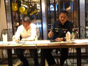 Kabid Humas Polda NTB Ngopi Bareng Insan Pers di Bima