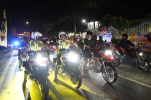 Gubernur NTB, Kapolda NTB dan Danrem 162/WB. Pimpin langsung Patroli pergantian tahun