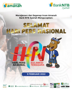 Manajemen dan Segenap Insan Amanah Bank NTB Syariah Mengucapkan Selamat Hari Pers Nasional