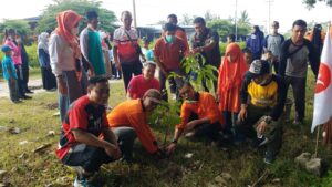 DPD PKS Sumbawa Laksanakan Kegiatan Jalan Santai dan Lounching Penanaman Pohon