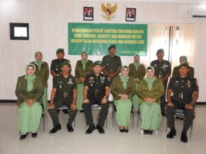 HUT Ke-76 Persit KCK Jadi Ajang Introspeksi dan Evaluasi Untuk Lebih Baik