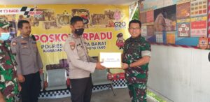 Dandim 1628/SB Pantau dan Beri Semangat Petugas Pos Terpadu Pelabuhan Poto Tano