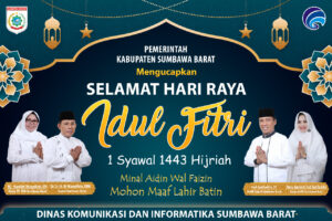 Pemerintah Kabupaten Sumbawa Barat Mengucapkan Selamat Hari Raya Idul Fitri 1443 H