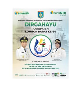 Manajemen Bank NTB Syariah Mengucapkan Dirgahayu ke 64 Kabupaten Lombok Barat