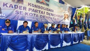 Demokrat Kota Denpasar Panaskan Mesin Partai , Gus Cilik Oftimis Tambah Kursi