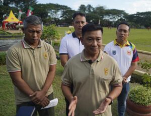 Danrem 162 Hadiri Pembukaan Liga Santri secara Zoom di Lapangan Trisula Yonif 742 /SWY