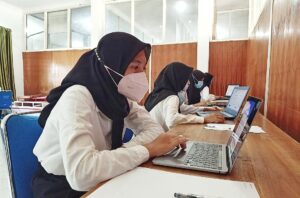 Belasan Calon Taruna Sekolah Tinggi Transportasi Darat Asal KSB Ikut Tryout SKD