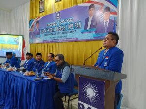 Gelar Rakerda I, DPD PAN KSB Panaskan Mesin Persiapan Pemilu 2024