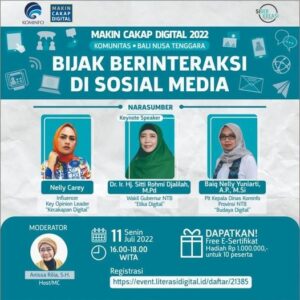 Makin Cakap Digital 2022 Bijak Berinteraksi di Sosial Media 