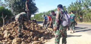 Satgas TMMD ke 114 Kodim 1628/Sumbawa Barat, Bangun Masjid di Dusun Jembatan Kembar