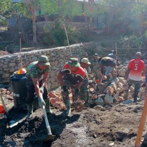 Dansatgas, Apresiasi Satgas TMMD 114 Kodim 1628/SB dan Masyarakat