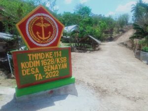 Seluruh Sasaran Fisik TMMD 114 Kodim 1628/Sumbawa Barat Masuki Tahap Finishing