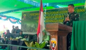 Panglima Kodam lX Udayana Tinjau Pembangunan Pompa Hidram di Madapangga