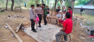 Digerebek SPKT Polsek Woja, Para Pelaku Judi Sabung Ayam, Lari Tunggang Langgang