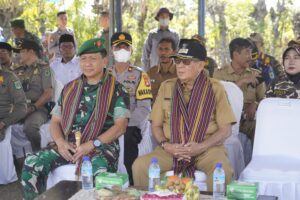 Semarak Pembukaan TMMD Ke- 115 di KLU bersama Danrem 162/WB dan Bupati